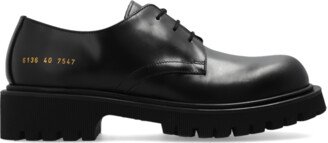 Leather Derby Shoes - Black