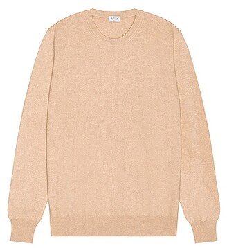 Ghiaia Cashmere Cashmere Crewneck in Tan