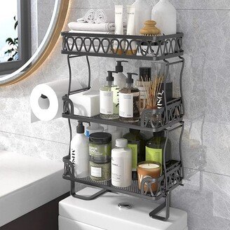 No 3 Layer Bathroom Organizer Metal Storage Shelfl