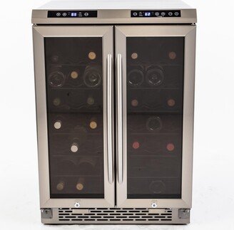 38 Bottle Dual-Zone Wine Cooler