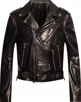 Leather Jacket - Black-AD