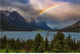 Darren White Photography Glacier Rainbow Canvas Art - 15.5 x 21