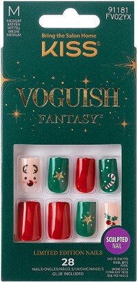 KISS Products Voguish Fantasy Fake Nails - Stockings - 31ct