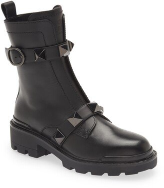 Roman Stud Lug Combat Boot