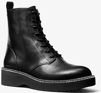 Tavie Leather Combat Boot