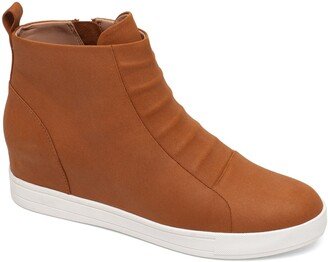 Ashley High Top Wedge Sneaker Boot