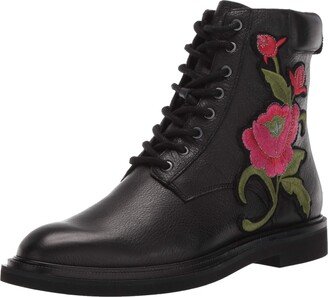 Women's Ashton 2 Combat Boot with Floral Embroidery