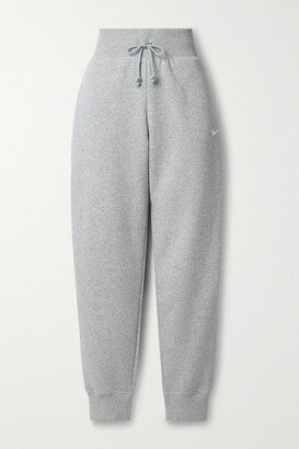 Phoenix Cotton-blend Jersey Track Pants - Gray