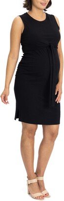 Tie Up Maternity/Nursing Sheath Dress