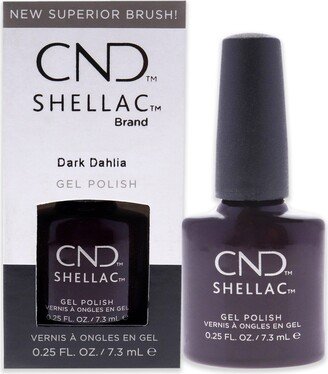 Shellac Nail Color - Dark Dahlia by for Women - 0.25 oz Nail Polish