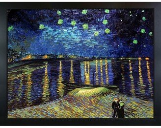 By Overstockart Starry Night Over The Rhone with New Age Frame, 40.75