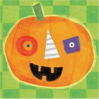 Holli Conger Painted Jack-o-Lantern 2 Canvas Art - 15.5