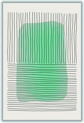 Stanley Print House Pale Green Minimal Shapes Series #1