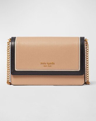 Flap Leather Chain Crossbody Bag