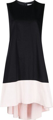 Pre-Owned Two-Tone Sleeveless Dress