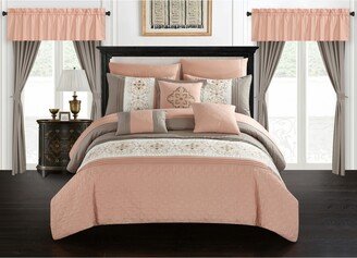 Emily 20 Piece King Bed In a Bag Comforter Set