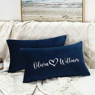 Couple Pillow Cover, Personalized Case, Pillowcase, Gift For Her, Love Pillow, Name