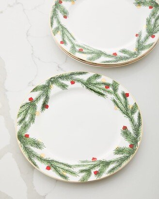 Christmas Dinner Plates, Set of 4