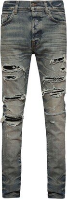 Distressed Skinny Jeans-AM