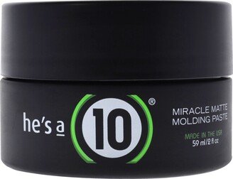 Miracle Matte Molding Paste by Its A 10 for Men - 2 oz Paste