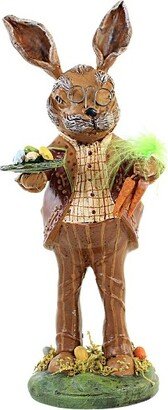 Charles Mcclenning Old Tater - One Figurines 11.5 Inches - Easter Bunny Rabbit - 24215. - Polyresin - Brown