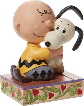 Jim Shore Charlie Brown Snoopy Hugging