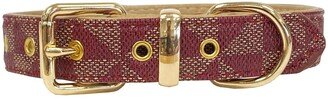 DOGS OF GLAMOUR Evelyn Luxury Collar Red - Small