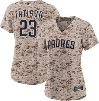 Women's Fernando Tatis Jr. Camo San Diego Padres Usmc Alternate Replica Player Jersey