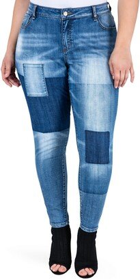 Isabel Colorblock Skinny Jeans