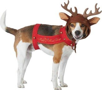 Reindeer Dog Pet Costume Small