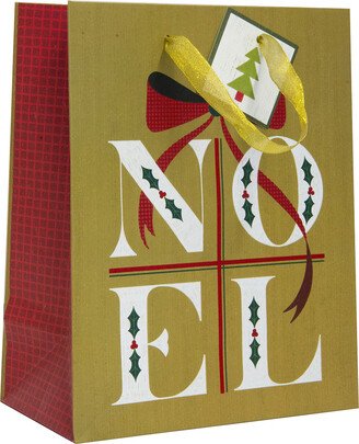 Design Design Tote Medium Vertical NOEL Ribbon Gold