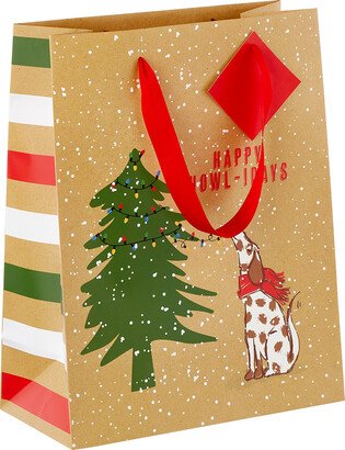 Gartner Studios Tote Large Vertical Happy Howlidays Kraft