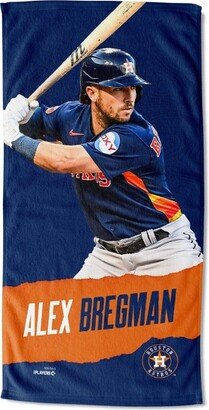 30x60 MLB Houston Astros 23 Alex Bregman Player Printed Beach Towel