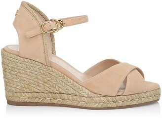 Mirela Suede Espadrille Wedge Sandals