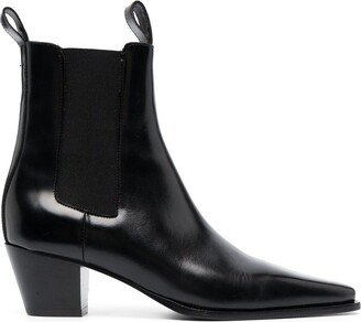 The City 50mm leather Chelsea boots