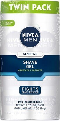 Men Sensitive Skin Shave Gel with Vitamin E - 7oz/