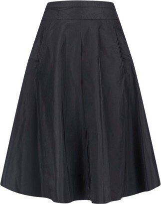 A-Line Midi Skirt-AJ