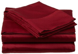 400 Thread Count Egyptian Cotton Solid Deep Pocket Sheet Set-AB