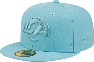 Men's Aqua Los Angeles Rams Color Pack 59FIFTY Fitted Hat