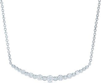 Starry Night Curved Bar Diamond Necklace