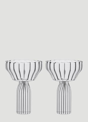 Set Of Two Margot Champagne Coupes - Glassware Transparent One Size