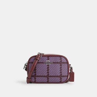 Mini Jamie Camera Bag With Plaid Print