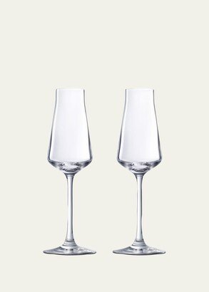 Chateau Flute Glasses, Set of 2