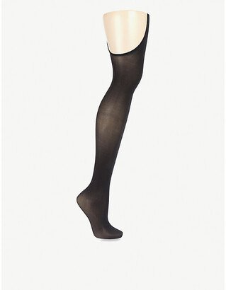 Womens Black Individual 12 Stay-hip Tights