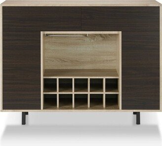 Hyme Two-Tone Buffet Server Wenge - miBasics