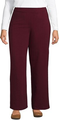 Women's Plus Size Starfish Mid Rise Wide Leg Pull On Pants