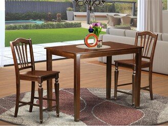 Dining Set With Kitchen Table and Wooden Dining Room Chairs-AD