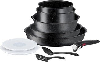 10-piece Ingénio Black Stone Cookware Set