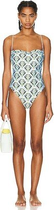 Cer?mica One Piece Swimsuit in Baby Blue