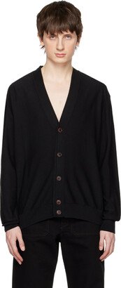 Black Twisted Cardigan